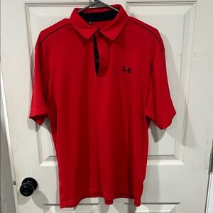 Under Armour Men's Bold Red Polo Shirt